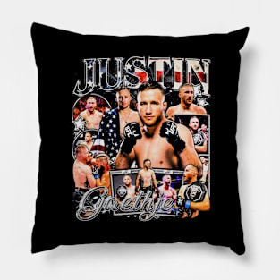 Justin Gaethje Vintage Bootleg Pillow