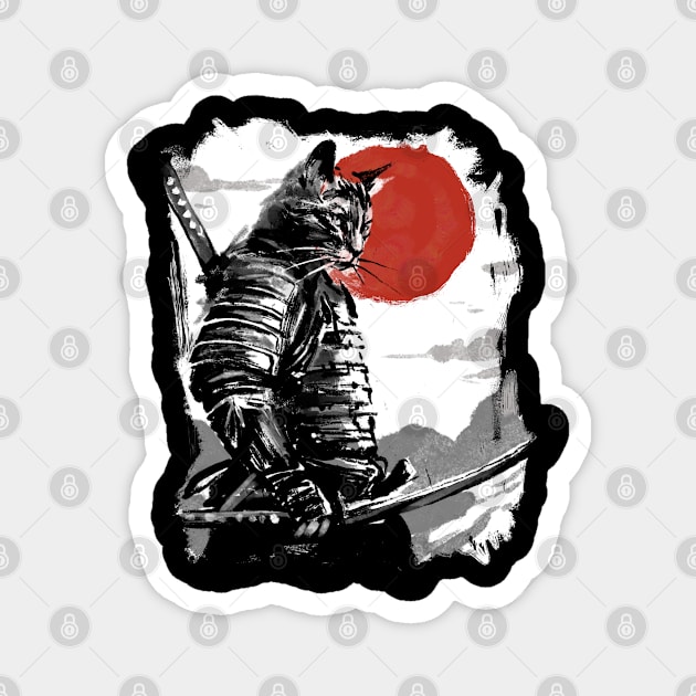 Bushi Cat Magnet by GoshWow®