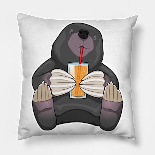 Mole Juice Drinking straw Pillow