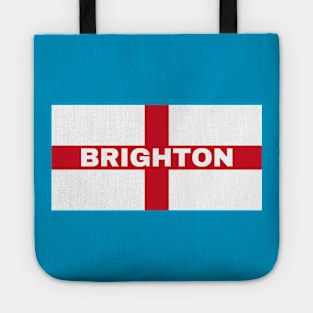 Brighton City in English Flag Tote