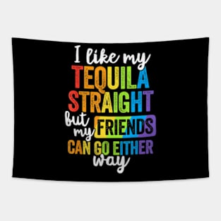 LGBT Ally   Straight Friends Go Either Way Tapestry