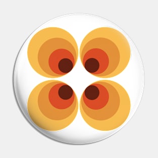 Retro Orange Pin