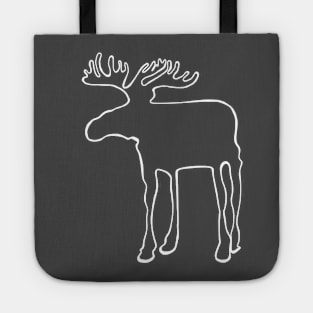 Moose with big antlers Tote