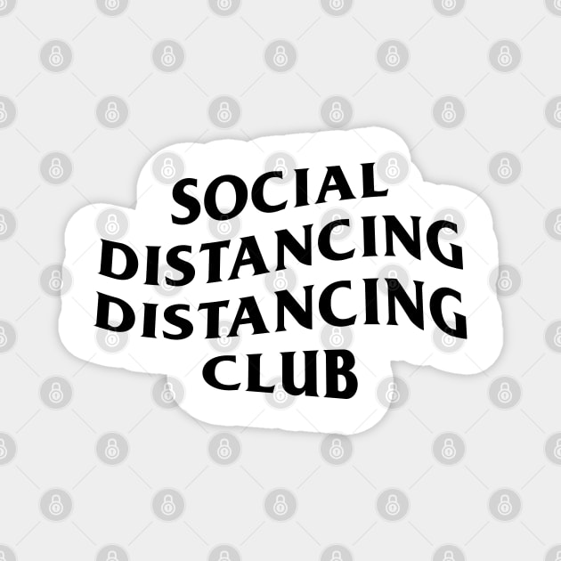 Social Distancing Distancing Club Magnet by Stay Gnome