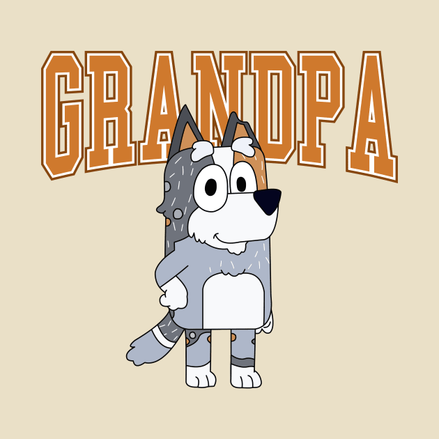 Bluey Grandpa by Kuturupiah