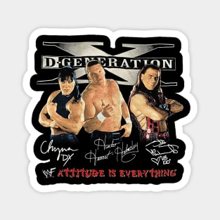 Shawn Michaels - Triple H - Chyna - DX - WWF Wrestling Magnet