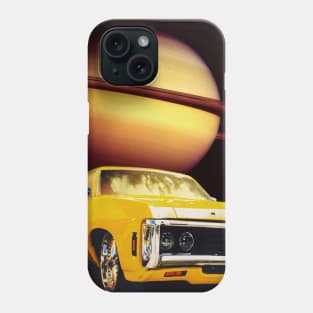 Classic Car in Outer Space Phone Case