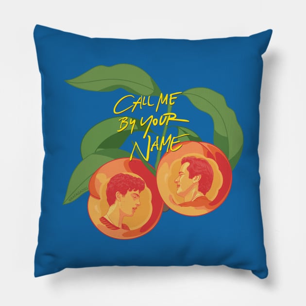 CMBYN Peaches Pillow by RafaDiaz