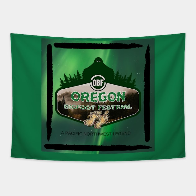 Oregon Bigfoot Festival Legend Tapestry by OregonBigfoot