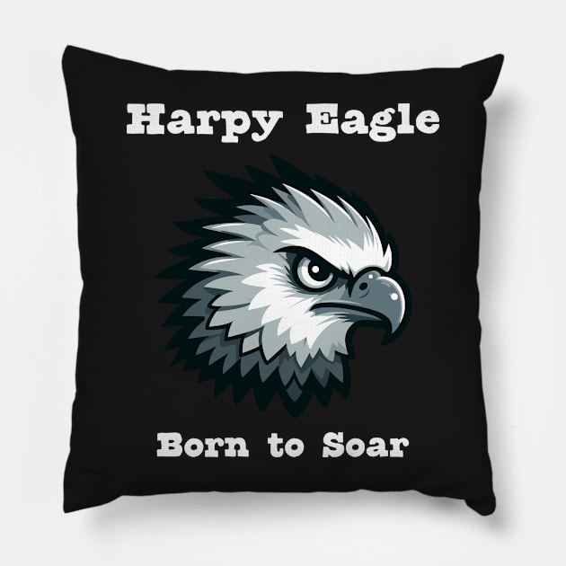 Harpy Eagle Pillow by dinokate