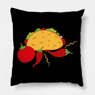 Hot and Spicy Tacos Pillow