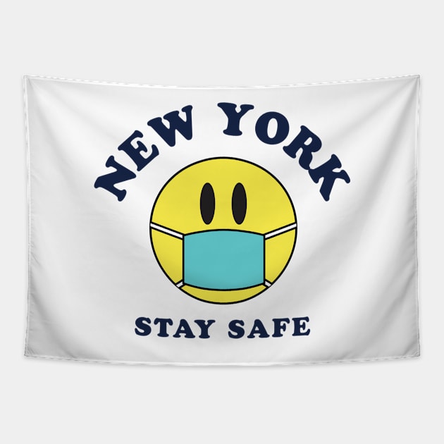 Stay Safe New York Tapestry by Current_Tees