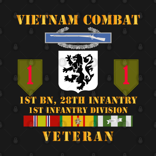 Vietnam Combat Infantry Veteran w 1st Bn 28th Inf 1st Inf Div - Hat ...