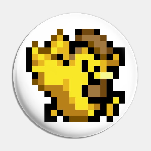 Golden Cucco Sprite Pin by SpriteGuy95