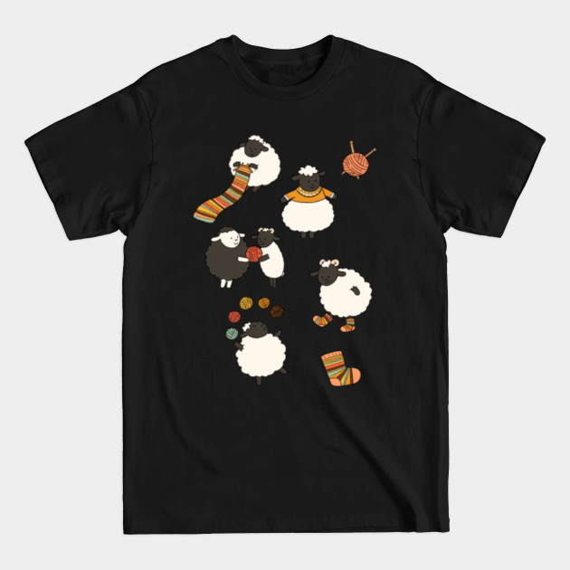 Discover Knitting Sheep - Sheep - T-Shirt