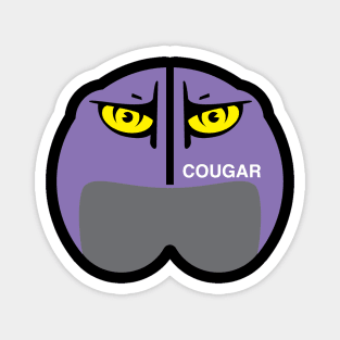 Cougar helmet Magnet