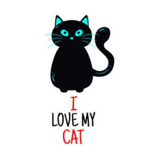 I Love My Cat T-Shirt