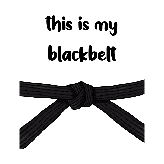 This is my blackbelt. by Ckrispy