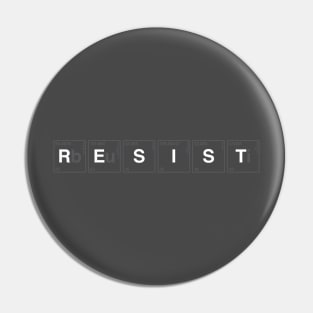 Periodic Table of the Resistance (understated version) Pin