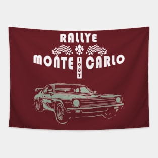 vintage car rally monte carlo Tapestry