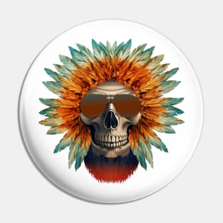 Summer skull Pin