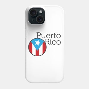 Puerto Rico Circle Phone Case