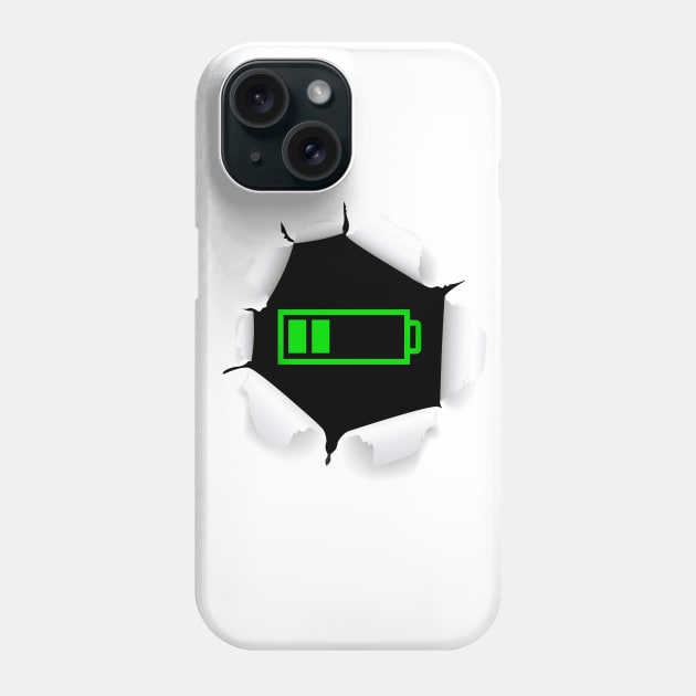 Low Battery Phone Case by Sauher