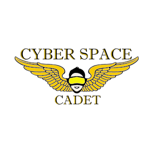 Cyber Space Cadet  (yellow visor screen) T-Shirt