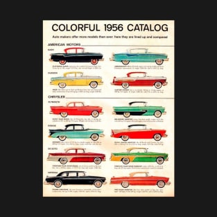 colorfull retro old car advert T-Shirt