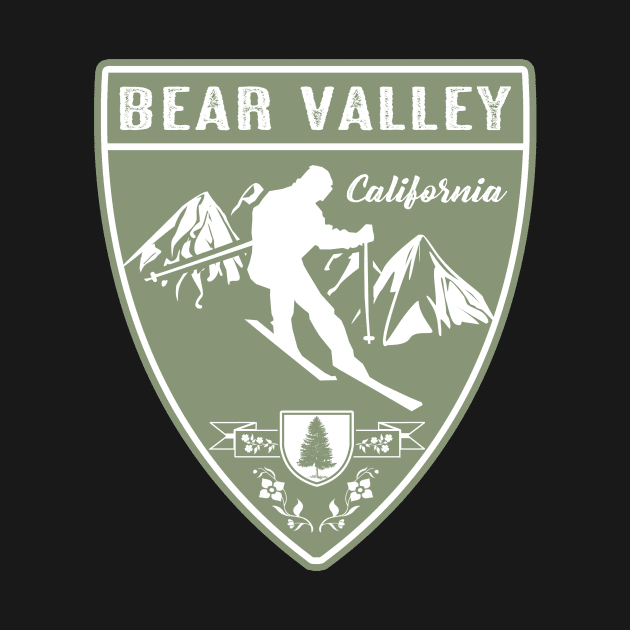 Ski Bear Valley California by Jared S Davies