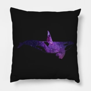 Orca in Space Pillow