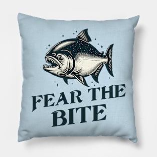 Piranha fish Pillow