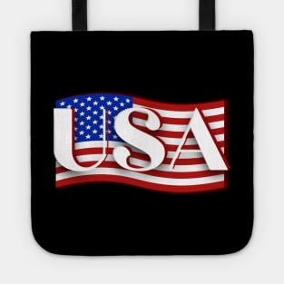 USA flag gift Tote