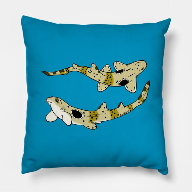 Epaulette Sharks Pillow by HonuHoney