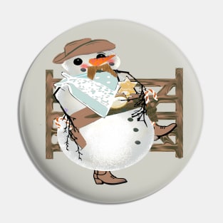 Festus the Snowman Pin