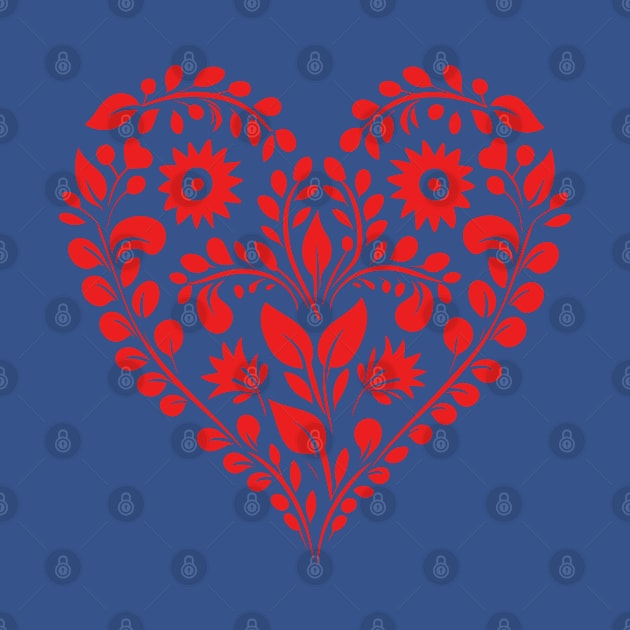 A Scandinavian Valentines Heart by nancy.hajjar@yahoo.com