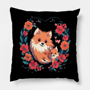 Pomeranian Mothers Day Pillow