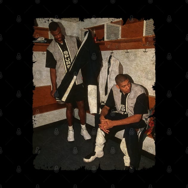 Tim Duncan and David Robinson, 1998 by Wendyshopart