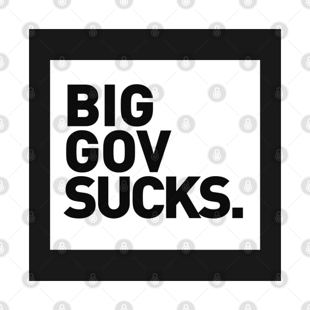 Big Gov Sucks by  The best hard hat stickers 