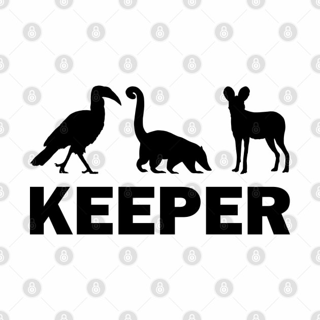 Keeper - hornbill, coati, painted dog by GeoCreate