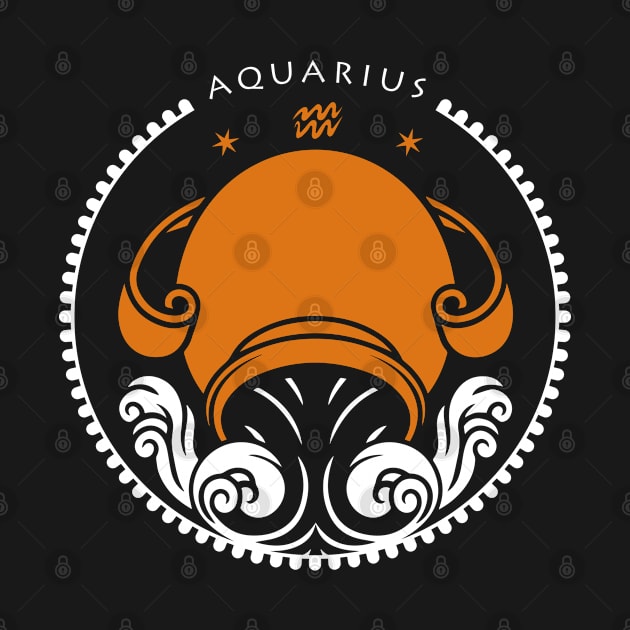 Aquarius zodiac sign by VinagreShop