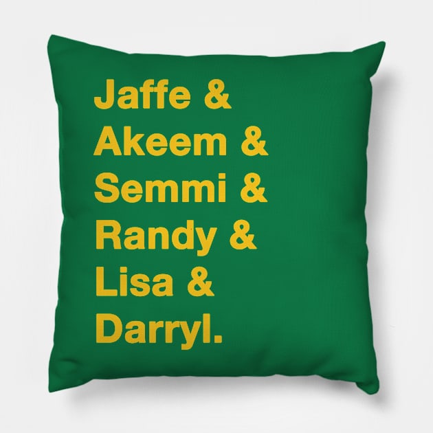 Coming To America Names Pillow by IdenticalExposure