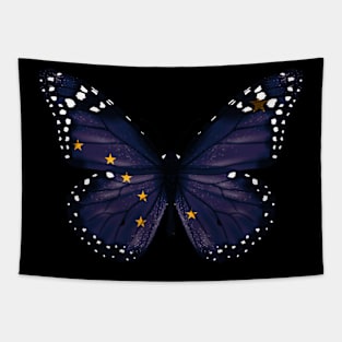 Alaska Flag Butterfly - Gift for Alaskan From Alaska AK Tapestry