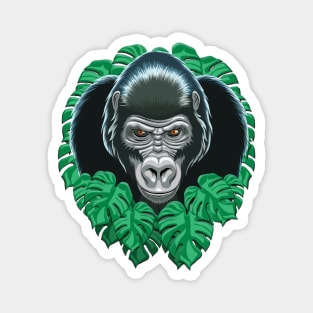 Gorilla Face Magnet