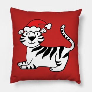 Christmas Tiger Pillow