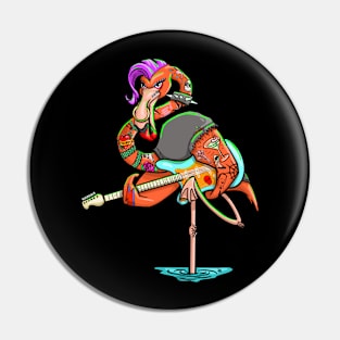 Nicole the flamingo Pin