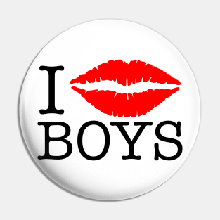 i kiss boys Pin