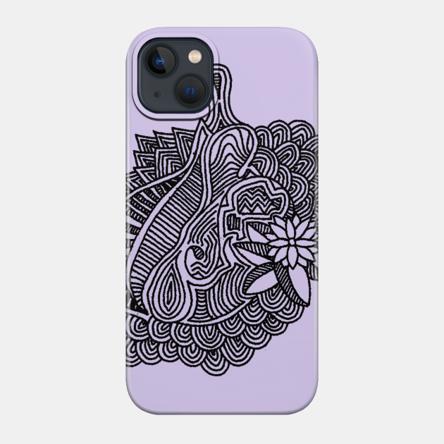 Pear and Flower - Pear And Flower - Phone Case