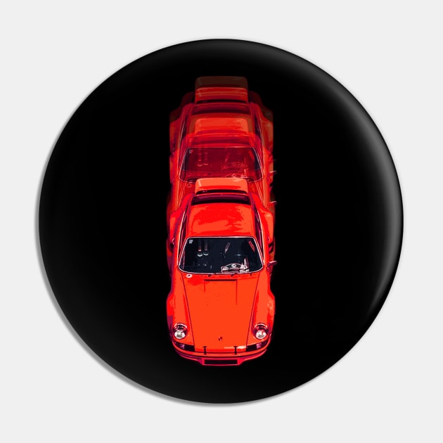 Porsche Red SPEEEED Pin by CharlieCreator