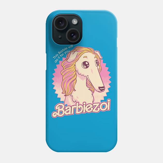 Barbiezoi - Funny Dog Doll Phone Case by Studio Mootant